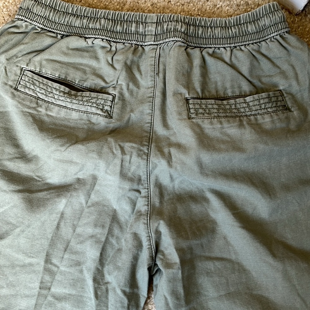 Abercrombie & Fitch Women's Moto Green Cotton Blend Utility Joggers, Size XS - Picture 10 of 15